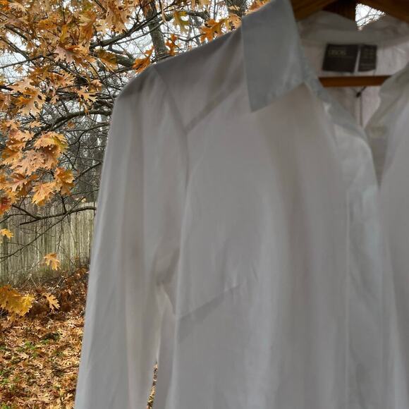 ASOS Design Cotton Mini Shirt Dress In White Size 6. NEW - Picture 7 of 13